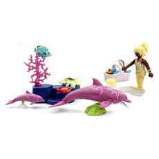 Playmobil 摩比人 美人魚與海豚公仔 71501, 1個