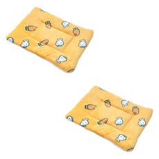 데이소이 고양이 보들보들 쿠션 매트, 08 당근 래빗, 2개