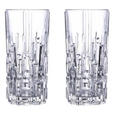 Teruwa Home Cafe方形圖案透明馬克杯 長 318ml, 單色, 2個