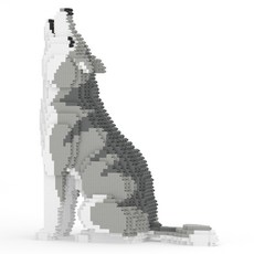 JEKCA 狼野生動物積木 M 大型, 1個, 混合色