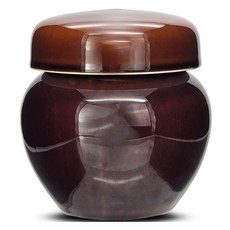 mir 옹기밀락 7號 陶甕 鹽罐 密封容器 棕色, 1個