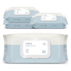 데일리워터 간편한장 물걸레 청소포 캡형 25매, 4개
