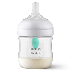 PHILIPS 飛利浦 AVENT 新安怡 嬰兒舒適奶瓶 SCY670/01+2段 0m+奶嘴包含, 透明, 125ml, 1個
