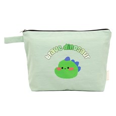 세맘스 양면방수 동글동글 식판파우치, 다이노소어