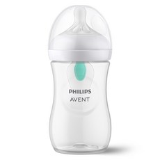 PHILIPS 飛利浦 AVENT 新安怡 嬰兒舒適奶瓶 SCY673/01+3段 1m+奶嘴包含, 透明, 260ml, 1個