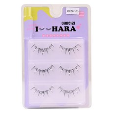 IHara Petit Up 假睫毛 2p x 3入組 DDT42-05, 1個, 黑色