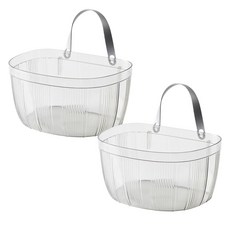 cofv 多功能掛式收納盒組, 2個, 灰色