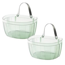 cofv 多用途掛式收納盒, 2個, 綠色