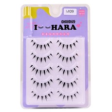 IHara Petit Up 5對假睫毛 M09, 黑色, 1個