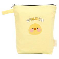 semoms 雙面防水圓點圖案直立式尿布袋, 可愛小雞