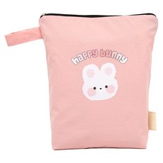 semoms 雙面防水圓點圖案直立式尿布袋, 快樂兔子