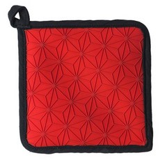 LODGE 矽膠布質隔熱鍋柄夾 ASFPH41, 紅色, 1個