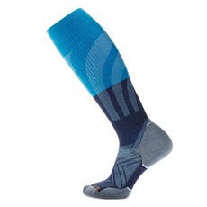 Smartwool 女性用 Run Targeted Cushion Compression OTC 及膝襪, 1套, DEEP NAVY
