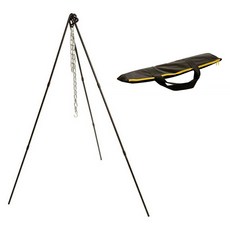 롯지 조절식 캠프 삼각대 ATP2, 블랙, 1개