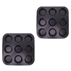 Modern Pick家用烘焙9格瑪芬烤盤, 2個