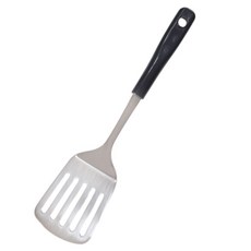 Kitchen Blooming 304不鏽鋼鍋鏟, 黑色(手柄), 1個