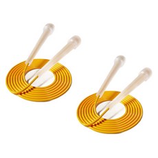 The Happy & 超輕量長度可調式音樂跳繩, 橘色, 2個