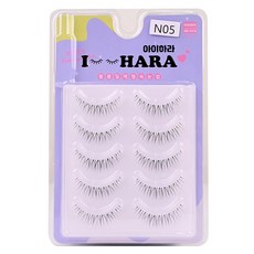 IHara Petit Up 假睫毛 N05 2p 5對, 1個, 黑色