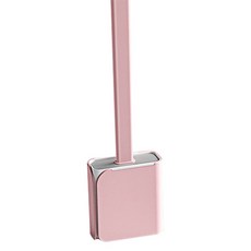 前途光明 矽膠馬桶刷 直立式, 粉紅色, 1個