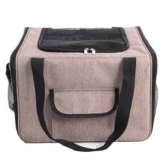 DING DONG PET 寵物移動安全汽車座椅, 棕色, 1個