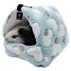 DING DONG PET 小動物溫暖鳥巢鞦韆屋, 1個, 藍色