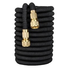 Pinkowl 超強力浴室高壓噴灑器專用魔術水管 22.5m, 1個, Black