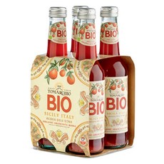 TOMARCHIO 氣泡飲 血橙口味, 4瓶, 275ml