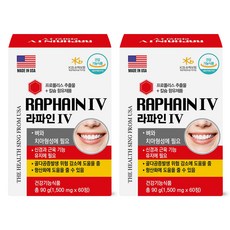 Raphael Rapine 4 牙齦營養品蜂膠鈣質 90g, 2個, 60錠