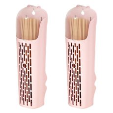 Laventia 壁掛式餐具筒, 2個, 粉紅色