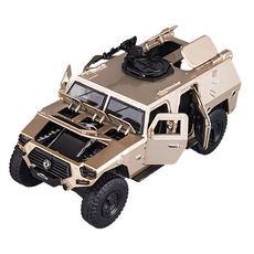 BtoWin 堅固帥氣塑膠模型裝甲車 金色, 1個