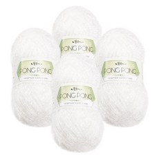 PongPong Silbaram青松毛線, 01白色