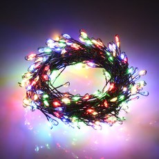 cityo LED線燈 聖誕樹燈 200燈 2入組 彩色, 1套, 長度 12m