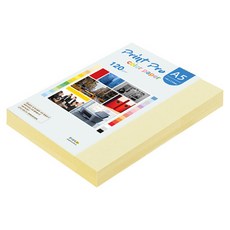 paperculture Print Pro 彩色影印紙 No 01 檸檬黃 120g, A5, 160個