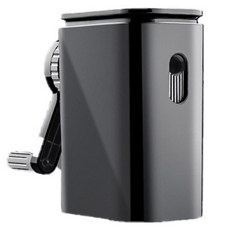 9段筆芯調節多用途素描削鉛筆機, 黑色, 1個