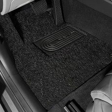 MAYTON 駕駛座專用頂級線圈腳踏墊 23mm, 黑色, 現代 Porter2 2004年~2024年 (原廠型)