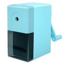 5段筆芯粗細可調美術用削鉛筆機, 天空藍, 1個