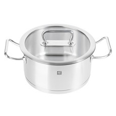 ZWILLING 雙人 Pro 不鏽鋼雙耳鍋, 20cm, 1個, 單一顏色