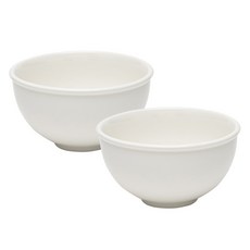 윤도자기 메종오브제 당당 공기, 화이트, 2개