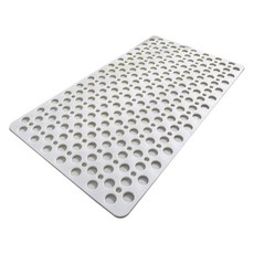 몬드스팟 욕조 미끄럼방지 실리콘 안전 샤워 욕실 매트 RB20787 70 x 38 cm, 화이트, 1개