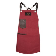 Kandeo Leather North 圍裙 M, 勃根地紅, 1個