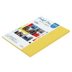 종이문화 프린트프로 칼라복사지 120g No 06 딥옐로우, A4, 40개 A4, 40개