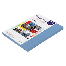 종이문화 프린트프로 두꺼운 칼라복사지 No 17 딥블루 205g, 50개, A3