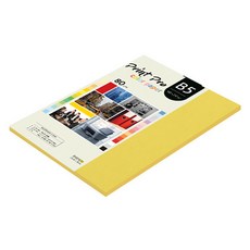 종이문화 프린트프로 칼라복사지 80g No 06 딥옐로우, B5, 85개