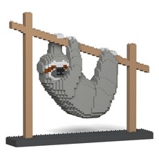 JEKCA 나무늘보 야생 동물 블럭 M 대형, 혼합색상, 1개