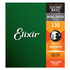 Elixir 貝斯鍍鎳鋼5號單弦 輕量 B, 15430, 單一顏色