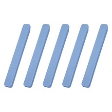 Toppia 簡便的便當攜帶式筷子筒, 5個, 柔和的藍色