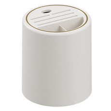 Parajuni 360度旋轉刀具剪刀收納餐具筒 RG975, 白色, 1個