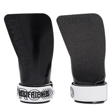 WOD FRIENDS 男性用 Athlete Grip PRO CrossFit 握力帶 健身手套 雙手組, 1個, 黑色