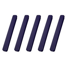 Toppia 簡便的便當攜帶式筷子筒, 5個, 深藍色
