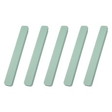 Toppia 簡易便當便攜筷子盒, 5個, 草綠色